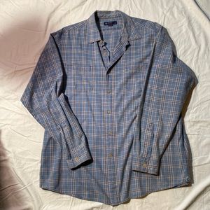 Mens Daniel Cremieux long sleeve plaid shirt , XL